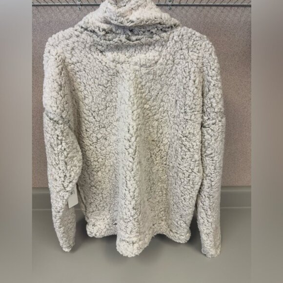 NFL Women's Size Large Cleveland Browns Sherpa Quarter-Zip Pullover Jacket Nwt - Picture 6 of 6